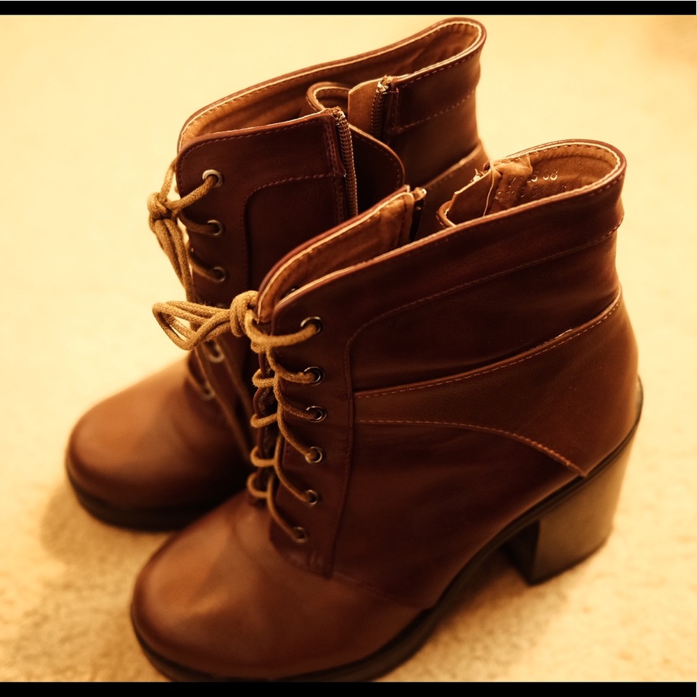 Vintage platform boots